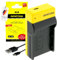 PATONA USB-C Slim Charger for EN-EL3 EL3a EL3E Battery Compatible with Nikon D40 D50 D60 D70 D80 D90 D100 D200 D300 D700 D900 D3000 D5000
