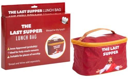 Diabolical DP1425 Last Supper Lunch Bag - Easter Gifts for Adults, Insulated Lunch Bags for Men, Christian Gifts, Funny Gifts for Men, Novelty Adult Lunch Bag, Funny Secret Santa Gifts
