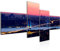 Runa Art Bild XXL 4 Teilig Istanbul Türkei 200 x 100 cm Kunstdruck auf Vlies Leinwand Wanddeko Wohnzimmer Schlafzimmer 603841a