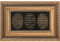 Islamische Heimdekoration, gerahmt, zum Aufhängen, muslimisches Geschenk, Ayatul Kursi, Nazar Dua und Bereket Dua, 27,9 x 43,2 cm, Gold