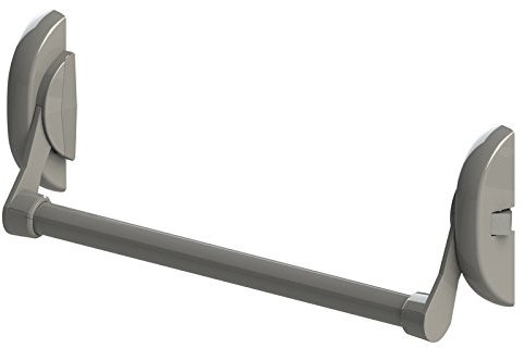 METALUX Cross-bar anti-panique 1 point coupe-feu réversible 1150mm alu série CP100