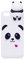 DasKAn Compatible with iPhone 5 / 5S / SE 2016 3D Panda Karikatur Silikon Hülle, Rosa Herz Süße Tiere Muster Stoßfest Fallschutz Ultra Dünn Flexibel Einfarbig Matt TPU Schutzhülle, Weiß #1