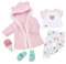 Our Generation – Eiscreme-Pyjama-Outfit – Bademantel-Accessoire – 46 cm Puppenkleidung – Fantasiespiel – Spielzeug für Kinder ab 3 Jahren – Eiscremeträume