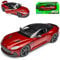 NEW Aston Martin DBS Superleggera Coupe Rot Ab 2018 1/24 Welly Modell Auto mit individiuellem Wunschkennzeichen