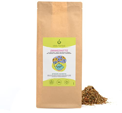 Infusión de Hipérico (500g), Té Suelto de Hierba de San Juan, Hierba de San Juan Seca y Cortada, 100% Natural y Pura para Preparar Té e Infusión de Hierbas