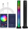 AURTEC RGB Music Rhythm Light, Voice Activated LED Atmosphere Light with App Control, for Gaming, Car, PC, TV, Party and More (One Piece, Black)