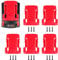 khanka Battery Holder Replacement for Milwaukee M18 18V Battery - Holds M18 18V 1.5/2.0/3.0/4.0/5.0/6.0/6.5/8/9.0/12.0-Ah Battery, Battery Holder Only