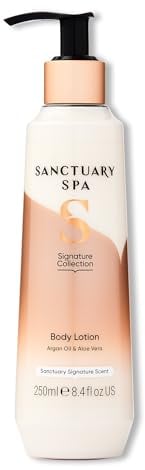 Sanctuary Spa Moisturising Body Lotion, No Mineral Oil, Cruelty Free & Vegan Body Moisturiser for Dry Skin, 250ml
