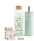 waterdrop® Starter Set - 600ml Borosilicate Glass Bottle - BPA Free - Bamboo Lid - Microdrink Hydration Cubes - Water Flavouring with Vitamins - Sugar Free - 18 Variety Drops