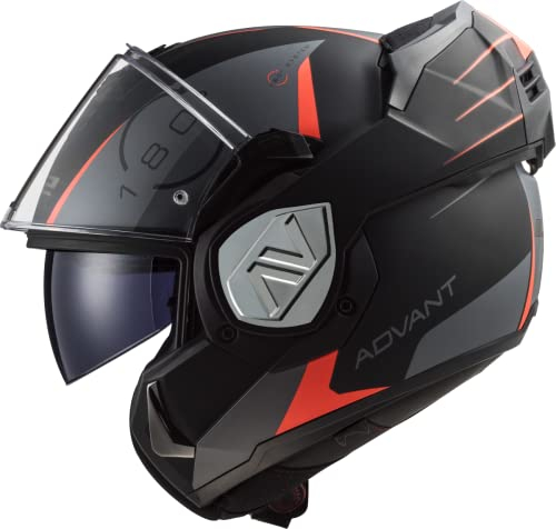 LS2, Klapphelme Motorrad ADVANT CODEX Matt Black Titanium, M
