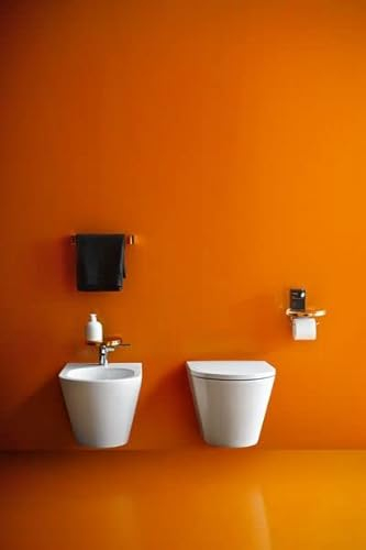 LAUFEN Kartell WC-Sitz mit Deckel, abnehmbar, mit Absenkautomatik, H8913337570001, Farbe: Snow (weiß matt)