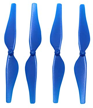 Zubehör für Drohnen for DJI Tello 4 STÜCKE Fernbedienung Propeller Heißer Spielzeugteile Hochwertige Bunte Propeller for DJI Tello Drone Blade Zubehörteile austauschbar (Color : Blauw)
