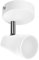LEDVANCE LED SPOT PEAR Deckenanbau-Spot, weiß, 4.3W, 210lm, bietet gerichtetes Licht mit warmweißer Lichtfarbe, mit flexiblem GU10-Strahler, GU10-Lampe enthalten, IP20 Schutzklasse, 2700K