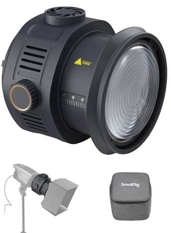 SMALLRIG Fresnel Lens Bowens Mount, einhändige Fokuseinstellung für SmallRig RC120 RC220 RC350 RC450 COB und anderes Dauerlicht, Beleuchtungs Formungswerkzeug für Videoaufnahmen, RA-F150 – 4246