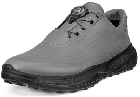 ECCO 2024 LT1 BOA HYBRID GOLF SHOES - STEEL - EU 41