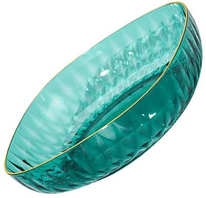 Mumusuki Elegante Frutero de Plástico de Gran Capacidad, Elegante Decoración del Hogar con Cuenco Multifuncional para Sala de Estar, Mesa de Centro