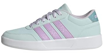 adidas Unisex Kinder BREAKNET 3.0 Shoes JUNIOR, Halo Mint/Bliss Lilac/Mint ton, 35 1/2 EU