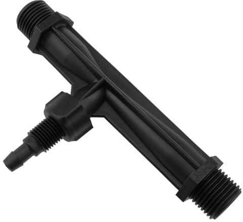 Xhziy 12ihch Irrigate The Venturi - Inyector de fertilizante para riego por goteo, tubo de riego, herramienta agrícola, color negro, 1 unidad