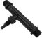 Xhziy 12ihch Irrigate The Venturi - Inyector de fertilizante para riego por goteo, tubo de riego, herramienta agrícola, color negro, 1 unidad
