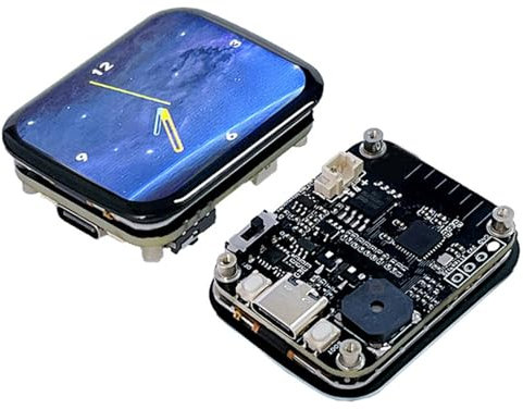 TTTLLNN Tragbares 1,7-Zoll-Bildschirm, WiFi, Bluetooth-kompatibel, LCD-Desktop-Gadget