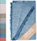 Jarapa Home Made with love Colcha Multiusos; Plaid Sofa, Manta Foulard, Cubre Cama, Foulard para Sofas de Algodón y Otras Fibras Acabado de Calidad Fabricado en España (Azul Jaspeado 02, 130x180 cm)