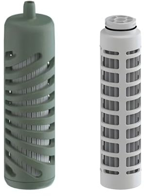 HYDROSOLVE SolarPro Outdoor Wasserfilter – Elektrisch, Tragbar & Wiederaufladbar – 0,01 Mikron – Solar/USB/Kurbel – Powerbank – für Camping, Wandern, Notfall & Survival (HYDROSOLVE Ersatzfilterset)