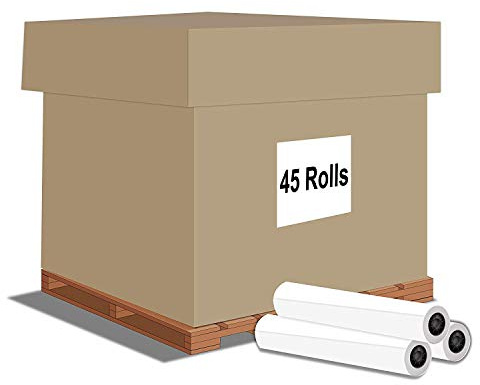 Alliance Wide Format Paper 24 x 500' Rolls Bond Engineering (20lb | 45 Rolls, 24 In x 500 Ft | 3 Core)