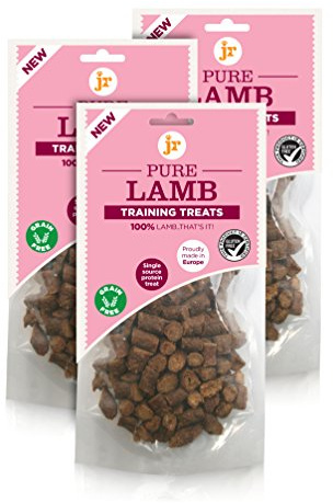 100% Pure dried fresh meat Lamb Training Treats for dogs (3 x 85g)