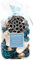 Qingbei Rina Ocean Scent Summer Potpourri Bag Decorative Perfume Sachet, Rattan Balls Lotus Pods Pine Cones Dried Flowers and Plants, 9.9 Ounce Turquoise Blue