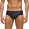 Arcweg Costume da Bagno Uomo con Pad Rimovibile e Coulisse Slip e Parigamba da Bagno Pantaloni Corti Elastico a Vita Bassa Nuoto Anguria XL