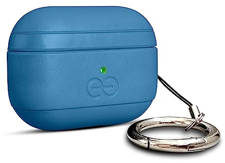 Dreem Om AirPods Pro 2/Pro Vegane Ledertasche - Kompatibel mit Apple AirPods Pro Etui Bluetooth Wireless Earbuds für iPhone - Schiefer