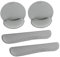 ELZO 2-Set Mauspad mit Handauflage, Gelkissen Mousepad und Ergonomische Memory Foam Tastatur Handgelenkauflage Set, Wasserdicht Wrist Rest für Computer und Laptop