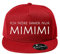 Ich höre Immer nur mimimi Baumwolle Baseball Cap, Basecap - Unisex Cap, Sport, Reisen, Style - Baseball Cap, Mütze (Cap 440 Rot)