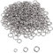 UNICRAFTALE Ca. 300Stk. 3 Größen 8/9/10mm Nah, Aber Ungelötet Sprünge Ringe 304 Edelstahlringe Verbinder O Ringe Für DIY Armband Halsketten Schmuck Basteln