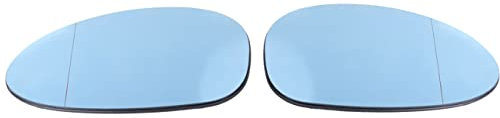 KYYET Seitenwindtür-Rückspiegelglas für E82 E90 E91 E92 E46 blau getönt (links und rechts)