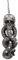 Nemesis Now Producto Oficial de Harry Potter Dark Mark Voldemort Colgante Festivo, Plata, 9,5 cm