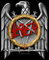 Slayer Aufkleber Silver Eagle Sticker Bands Trash-Metal ca.12x10 cm