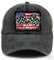 Gomcdlwn USA Race Flag Hut für Männer Frauen, lustige verstellbare Baumwolle Baseball Cap, USA Race Flagge schwarz, Einheitsgröße