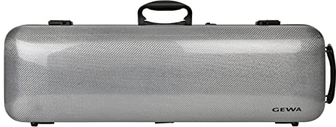 GEWA Violin Case Idea 2.0 Silver Carbon with Additional Side Handle Made in Germany