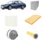 Kit tagliando 5 filtri per Classe C W205 S205 C205 1950CC gasolio 220D 300D
