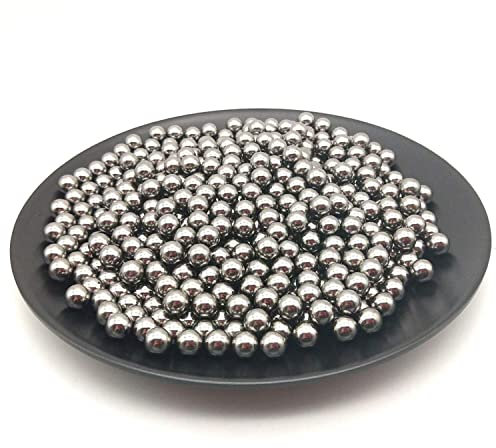 Atapult slingshot ammo carbon steel ball bearings 8mm 10mm Slightshot Catapult BB Ammo For Barnett Black Widow High Impact Hardened Steel (10 mm 50 Pcs)