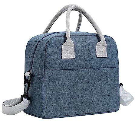 DDKY 1 Artículo Bolsa de Almuerzo, para Oficina, Nevera Térmica Pequeña para Picnic, Senderismo, se puede llevar sobre el hombro