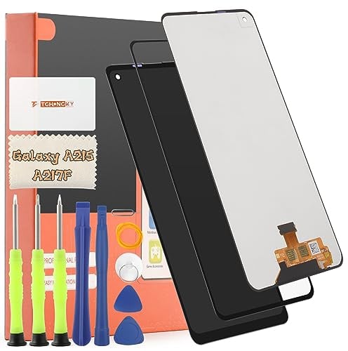 TGHongKy LCD Display für Samsung Galaxy A21S Bildschirm Ersatz für Samsung Galaxy A21S A217F Touchscreen Digitalisierer Sensor Glas Reparaturset - [Schwarz]