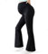 Alled Schwangerschafts Leggings Damen, Umstandshosen Hose für Arbeit Sporthose Blickdicht, Mutterschaft Yoga Hosen Stretchy über dem Bauch