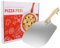 LDHHYH Pelle à pizza avec poignée en bois pliable - 35 cm x 30,5 cm - Pelle à pizza de qualité supérieure - Pelle à pizza en acier inoxydable de qualité supérieure pour pizzas faites maison