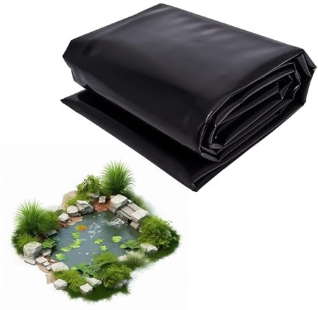 Revestimiento de estanque de 2x2.0m 3x5.0m 6x1.0m 7x4.0m 10x6.0m, revestimiento para estanque de HDPE para cascadas, piscinas y jardines acuáticos, película para invernadero ( Tamaño : 2x1.0m(6.6x3.3f