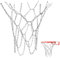 Zasvec Basketballnetz aus Metall mit Schnalle Basketball Netzkette Basketballnetz Ersatz Hooks Basketball Netze Metall Basketballnetz Basketballkette für Im Freien Basketballkorb, Wetterfest