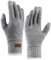 Homealexa Winterhandschuhe Touchscreen Handschuhe Strick Fingerhandschuhe Sport Warm und Winddicht Winterhandschuhe für Skifahren Radfahren und SMS, Geeinget für Damen und Herren (Fleece Grau)