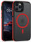 YINLAI for iPhone 11 Pro Case Magnetic Compatible with Magsafe Translucent Phone Case Slim Protection Case for iPhone 11 Pro 5.8, Black/Red
