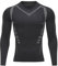 Smatstyle Men's Compression Long Sleeve Baselayer Shirt - Quick-Drying Breathable Sports Top for Running and Fitness (UK, Alpha, XL, Regular, Black)
